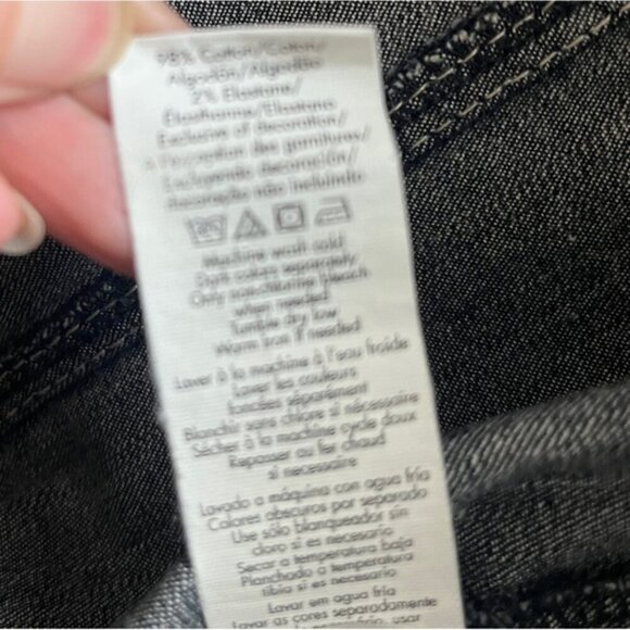 Calvin Klein denim button jacket Sz M - Picture 6 of 10